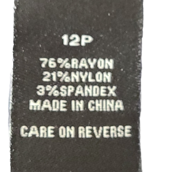 Briggs Petite womens blue A-line mini skort - Picture 6 of 7